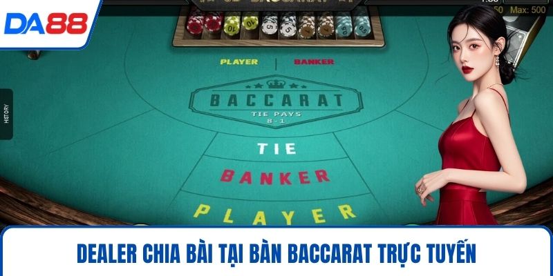 Casino DA88 Trải Nghiệm Giải Trí Đỉnh Cao Chuẩn Quốc Tế 2 Dealer chia bài tại bàn baccarat trực tuyến