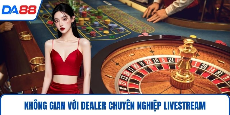 Casino DA88 Trải Nghiệm Giải Trí Đỉnh Cao Chuẩn Quốc Tế 1 Không gian với dealer chuyên nghiệp livestream