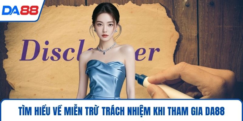 Tìm hiểu về miễn trừ trách nhiệm khi tham gia DA88